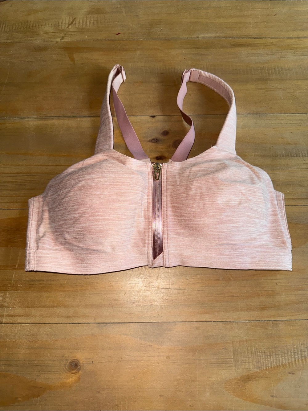 Victoria's Secret Pink Front-Zip Support Sports Bra